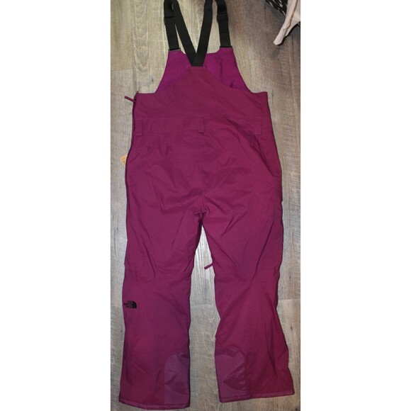 THE NORTH FACE Wemen's FREEDOM BIB Snow Pants PURPLE XL SHORT NWT - Picture 9 of 9